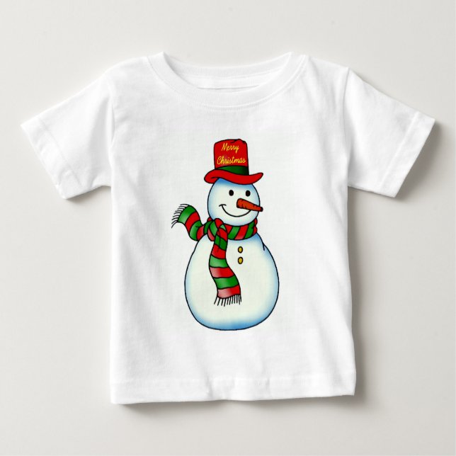 Snowman Baby T-shirt (Vorderseite)
