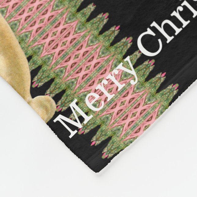 Snowman-Baby-viktorianisches Weihnachtsmonogramm Fleecedecke (Ecke)