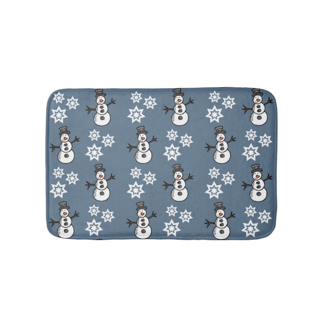 Snowman Badematte (Vorderseite)
