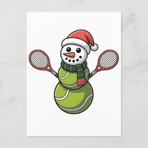 Snowman Baseball Weihnachtsfeier WeihnachtsBasebal Einladungspostkarte