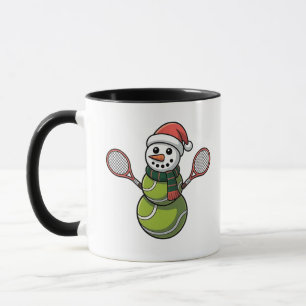 Snowman Baseball Weihnachtsfeier WeihnachtsBasebal Tasse