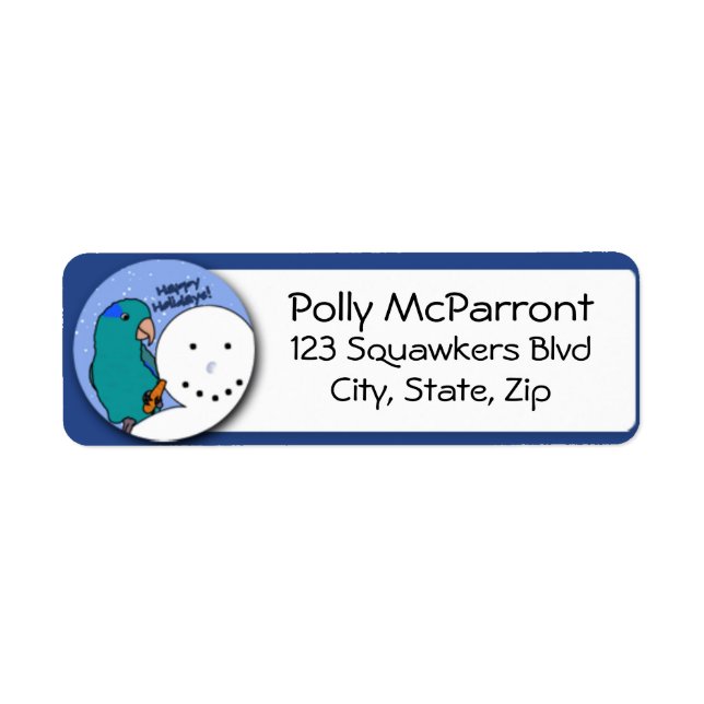 Snowman Blue Parrotlet (Vorne)