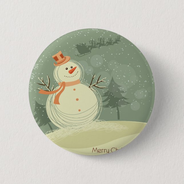 Snowman Button (Vorderseite)