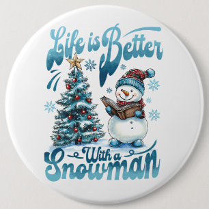 Snowman Button