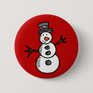 Snowman Button