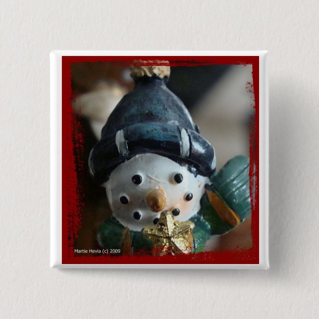 Snowman Button/Button Button (Vorderseite)