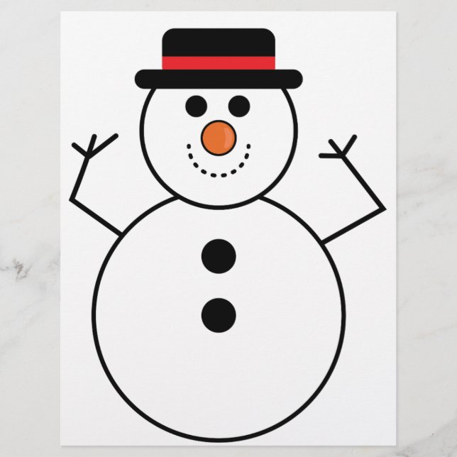Snowman Cartoon (Vorderseite)