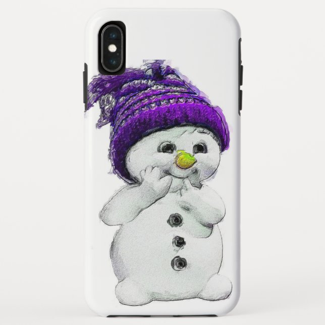 Snowman Case-Mate iPhone Case (Rückseite)