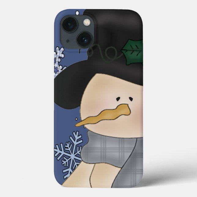Snowman Case-Mate iPhone Hülle (Rückseite)