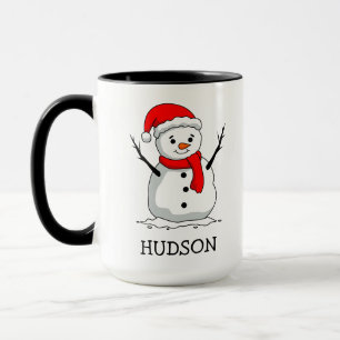 Snowman Childrens Hot Chocolate Weihnachtsgeschenk Tasse