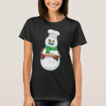 Snowman Christmas Baker T-Shirt<br><div class="desc">Dieses Design ist das perfekte Geschenk für einen Geburtstag,  Weihnachten und andere Feiern. Es ist für Frauen,  Männer und Kinder geeignet.</div>