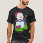 Snowman Christmas Candy Canon T-Shirt<br><div class="desc">Dieses Design ist das perfekte Geschenk für einen Geburtstag,  Weihnachten und andere Feiern. Es ist für Frauen,  Männer und Kinder geeignet.</div>