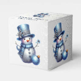 Snowman Christmas Elegante Winterferien Geschenkschachtel