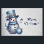 Snowman Christmas Elegante Winterferien Seidenpapier<br><div class="desc">Schneemann Weihnachten Elegant Winter Holidays Tissue Paper. Einzigartiges,  schönes,  stilvolles Design. Leicht personalisiert zu sein. Schriftart Stil,  Größe und Farben können geändert werden. Matching-Elemente sind verfügbar.</div>