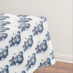 Snowman Christmas Elegante Winterferien Tischdecke<br><div class="desc">Schneemann Weihnachten Elegant Winter Holidays Tablecloth. Schriftart Stil,  Größe und Farben können geändert werden. Matching-Elemente sind verfügbar.</div>