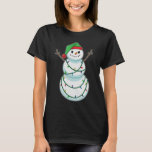 Snowman Christmas Failights T-Shirt<br><div class="desc">Dieses Design ist das perfekte Geschenk für einen Geburtstag,  Weihnachten und andere Feiern. Es ist für Frauen,  Männer und Kinder geeignet.</div>