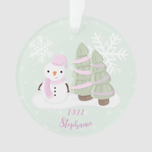 Snowman Christmas Ornament (Vorderseite)