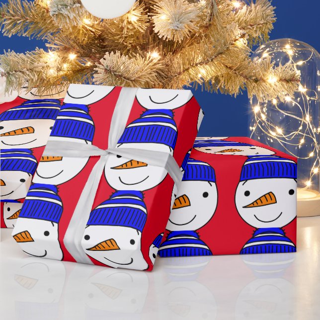 SNOWMAN CHRISTMAS Packpapier (Feiertage)