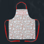 Snowman Christmas Peppermint Candy Cane Candies Schürze<br><div class="desc">Weihnachts-Pfefferminzkandy Cane Candies: Ich habe diese Elemente von Hand gezeichnet und ein Muster geschaffen - ein niedliches Weihnachtsschneemanagement. Passen Sie Ihren Namen oder Ihre Nachricht an. ©️ Rosemarie Guieb</div>
