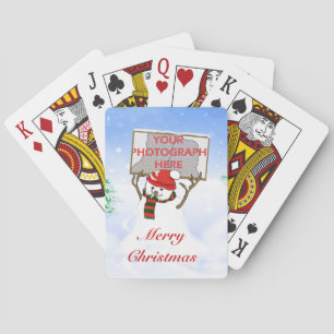 Snowman Christmas playing cards Spielkarten