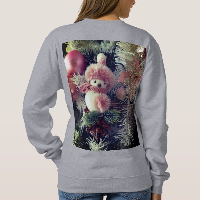 Snowman Christmas Sweatshirt (Rückseite)