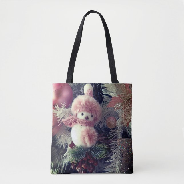 Snowman Christmas Tote Bag (Vorderseite)