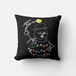 Snowman Christmas Tree Kissen