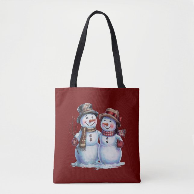 Snowman Christmas Vintag Holiday (Vorderseite)