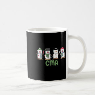 Snowman Cma Nurse Christmas Certified Medical Ista Kaffeetasse