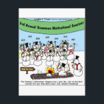 Snowman Convention Funny Christmas Geschenke & T-S Feiertagspostkarte<br><div class="desc">Sie schauen sich ein Rick London Cartoon Geschenke, T-Shirts oder Sammelband mit dem Titel "Snowman Convention" an. Wir fühlen uns geehrt, dass Sie uns besucht haben. Hier finden Sie preisgekrönte Cartoons der Londoner Times-Cartoons, die seit 2005 bei Google an der ersten Stelle im Rang gestanden haben. Wir bieten Ihnen die...</div>