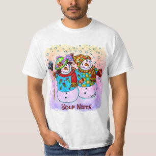 Snowman Couple T-Shirt