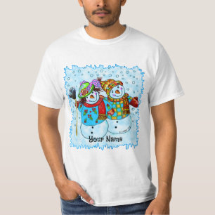 Snowman Couple T-Shirt