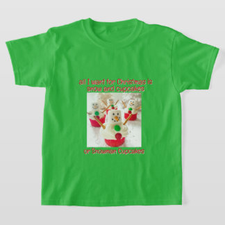 Snowman Cupcakes 2 T-Shirt