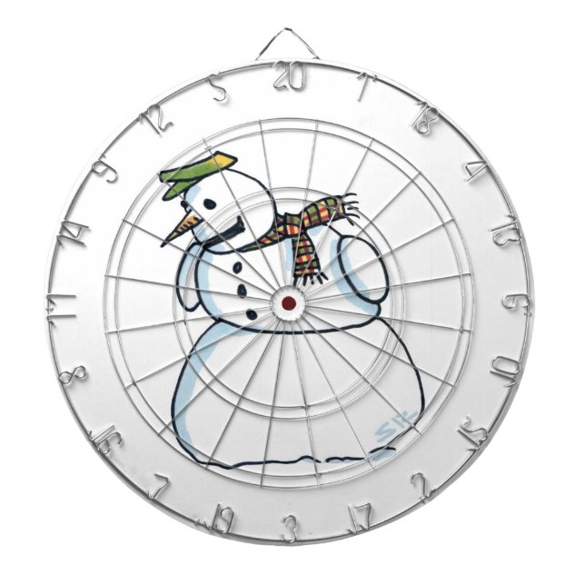 Snowman-Dartboard Dartscheibe (vorne)
