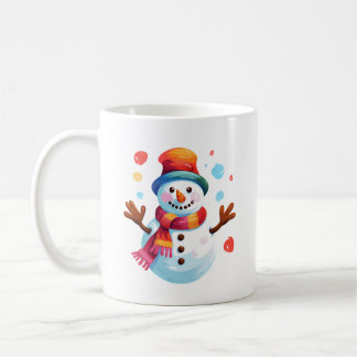 Snowman - ein fröhlicher Schneemann für Weihnachte Kaffeetasse