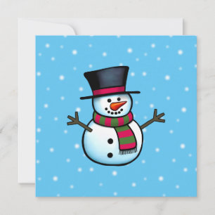 Snowman Einladung