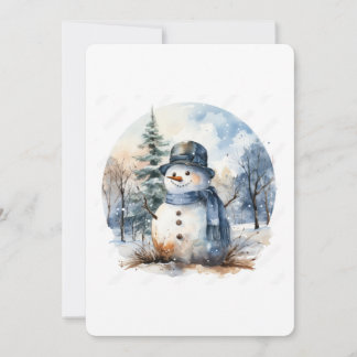 Snowman Einladung