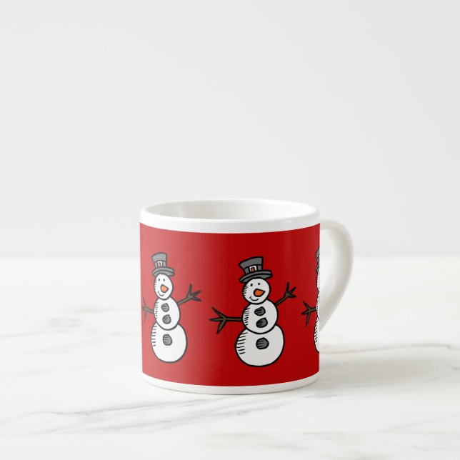 Snowman Espressotasse (Vorderseite Rechts)