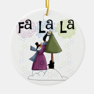 Snowman Fa La Christmas Keepake Ornament