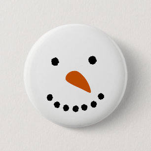 Snowman Face Button