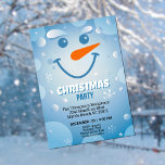 Snowman Face Christmas Party Einladung<br><div class="desc">Machen Sie sich bereit, den Feiertag mit unserer schönen Snowman Face Weihnachtsfeier zu verteilen! Diese charmante Einladung ist die perfekte Art, Freunde und Familie für ein festliches und lustiges Weihnachtsfest zu treffen. Hier ist der Grund, warum Sie es Liebe: Whimsical Snowman Design: Unsere Snowman Face Weihnachtsfeier Party Einladung zeigt ein...</div>