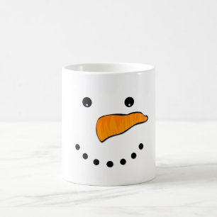 Snowman Face Kaffeetasse