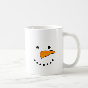 Snowman Face Kaffeetasse