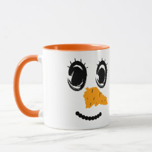 Snowman Face ; Matching Family - Couple Gift Tasse