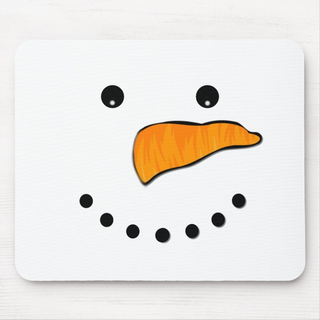 Snowman Face Mousepad (Vorne)