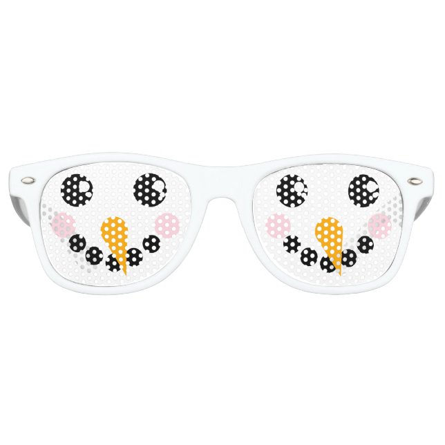Snowman Face Partybrille (Vorderseite)