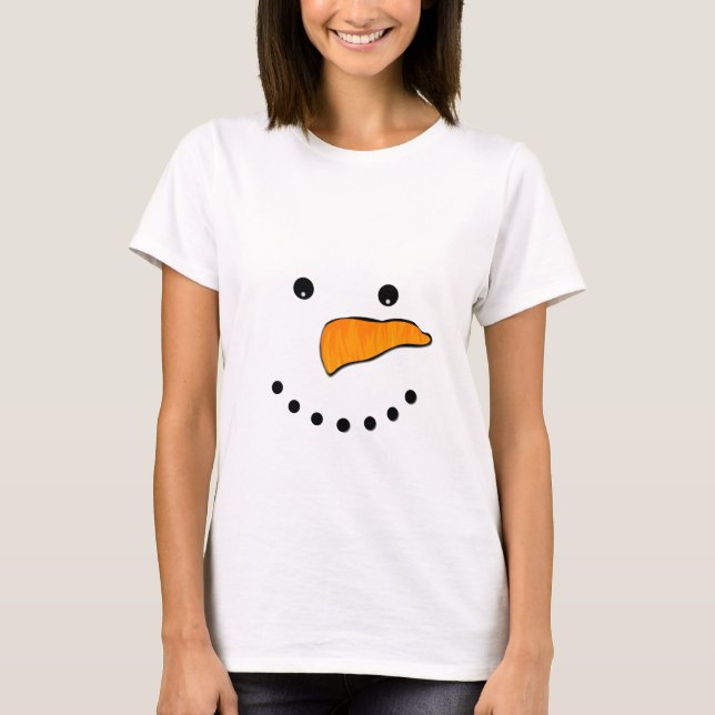 Snowman Face T-Shirt (Vorderseite)