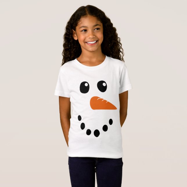 Snowman Face T-Shirt (Vorne ganz)