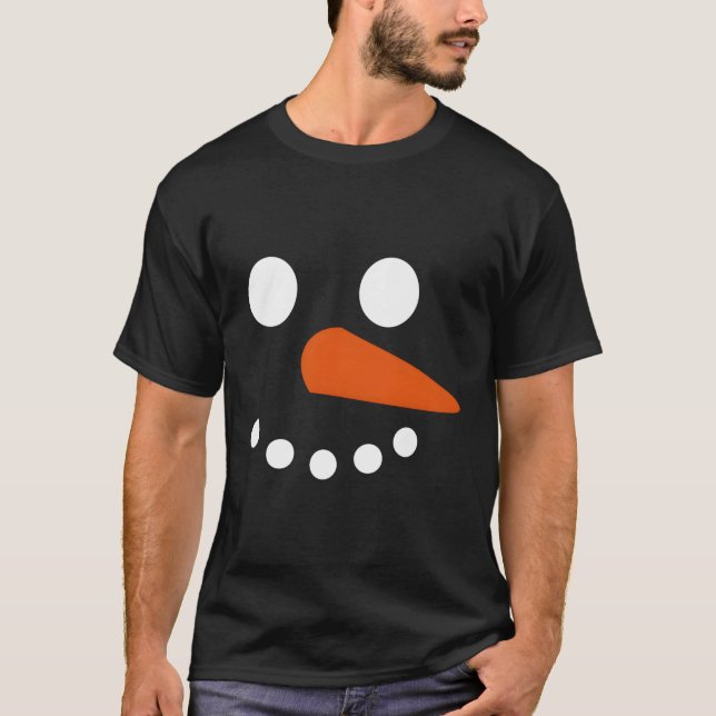 Snowman Face T-Shirt (Vorderseite)