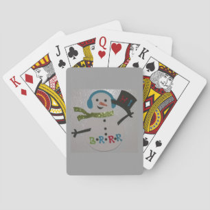 SNOWMAN FAITH PLAYCARDS SPIELKARTEN
